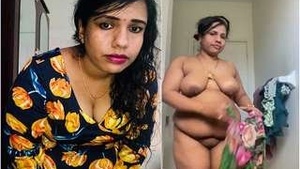 Sexy Aunty Record Her Nude Selfie For Lover
