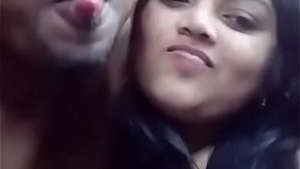 Indian Lover Kisses and Sucks Breasts and Girl Gives Blowjob