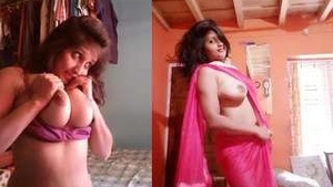 Super Hot Desi indian Girl Showing Her Boobs and Pussy