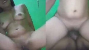 Horny Nepali girl riding hard dick of lover