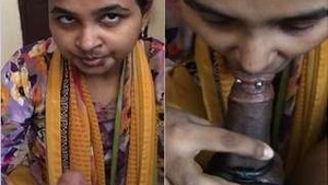 Sexy cheating Wife Blojob Till Hubby Cum