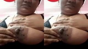 Horny Punjabi Bhabhi Showing Her Big Boobs to Lover