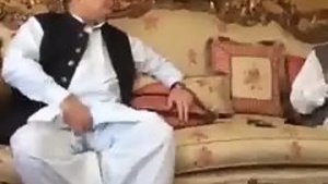 Arabian trousers with high tense gather in the mouth