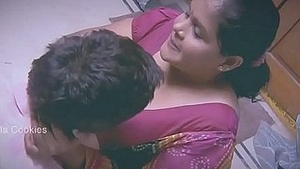 Chubby Indian / Desi Lassie with a younger man