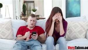 Brother helps sister until she fucks him!