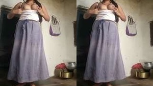 Village Girl her Boobs and Pussy