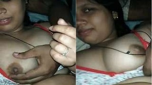 Sexy Boobs Pressing by Hubby