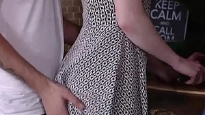 Horny Mummy and Teen 3some lose their heart to the finished kitchen