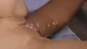 Huge penis penetrates small pussy