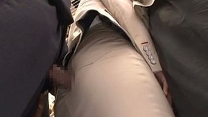 Japanese appointment extends, gives blowjob in all directions of some assists in a difficult place