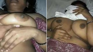 Horny Desi Bhabhi Boob Pressing And Pussy Capture By Hubby