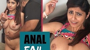 Mia Khalifa - the finances of the scene are failing! This is why I dont like anal scenes.