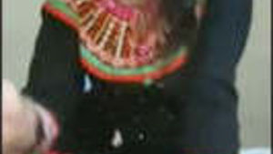 Beautiful married Desi girl sucking a big cock