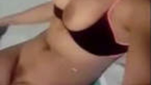 Sexy girl showing her breasts pussy