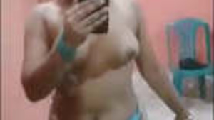 Sexy Girl Removing Saree And Showing It To Her Lover