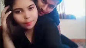 Nice hardcore Desi Indian girl kissing with Bf