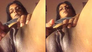 Horny nri aunt fingered her juicy pussy with loud moanas again