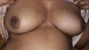 Horny showing his Boob on video call