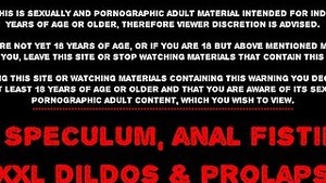 Hotkinkyjo Xo, send back prolapse, yawning gap dildo, bulge vitals, anal