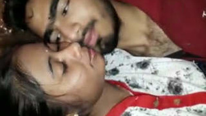 Desi Lovers Kissing Breasts Pressing in Private Restaurant