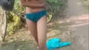 Desi Village Lover Outside The Door Romance With Hindi Talking Clips