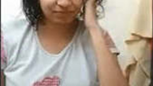 Cute indian girl vdo bath