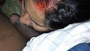 Boudi Blowjoba and Holi special fucking