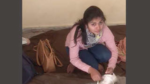 Desi outdoor lover caught