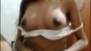 Cute Tamil girl showing breasts and pussy