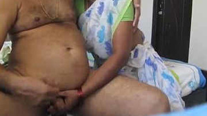 desi aunt stroking Old houseowers cock while woman away