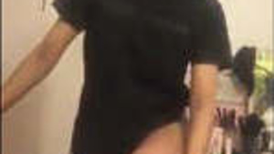 Cute NRI gf take off clothes self shot nude Video