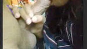 Beautiful girl trying to take big dick