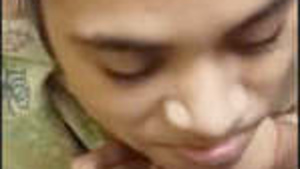 BF Cum on pretty Gf Face