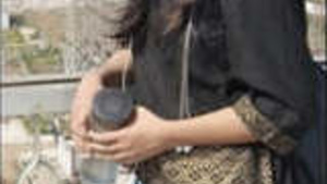 Beautiful girl giving blowjob