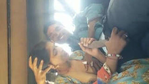 bhabi sucking his devar dick in the cab