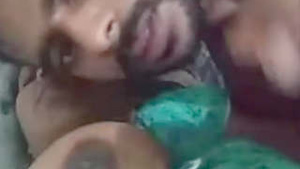 Desi Tamil couple in Videocall Boob sucking pussy licking and fingering