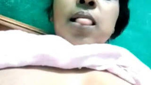 Mature lady getting horny and masturbating