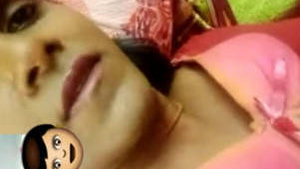 Slim indian girl showing on video call