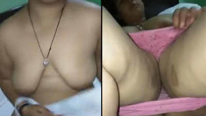 Booby Desi Indian girl takes off her clothes and bf fingering