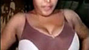 desi Aldeia bhabhi showing breasts and licking pussy until she cum