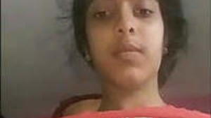 Cute girl showing her body to BF