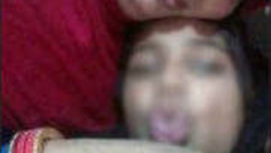 Panjabi Enorme Booby Tia Mostrando