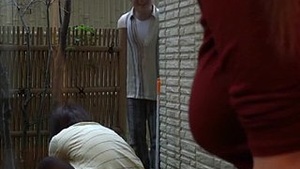 Roundy Baffle wants to take advantage of Chitose Mime Saeagusas dazzling tits