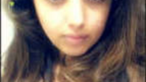 Beautiful pretty girl loves to suck her own Breasts