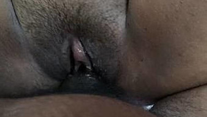 Indian pussy fucking clitoris, then filling pussy from behind