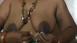 Mature woman wearing saree