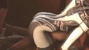 Animated babes humping near predestination by tranny