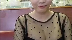 Cute Vietnamese show on camera