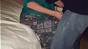 My cf. On each side of our friends bedroom.