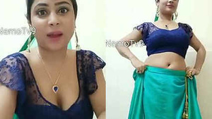 priyanka latest cleavage and belly button video before wedding